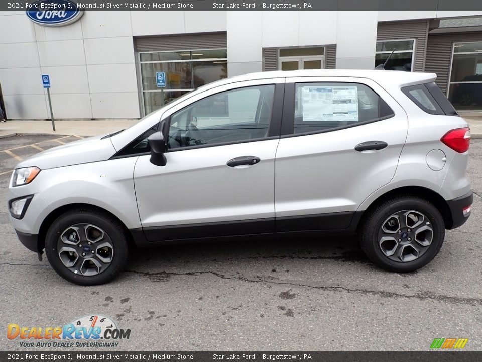 2021 Ford EcoSport S Moondust Silver Metallic / Medium Stone Photo #2