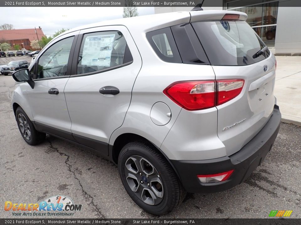 2021 Ford EcoSport S Moondust Silver Metallic / Medium Stone Photo #3