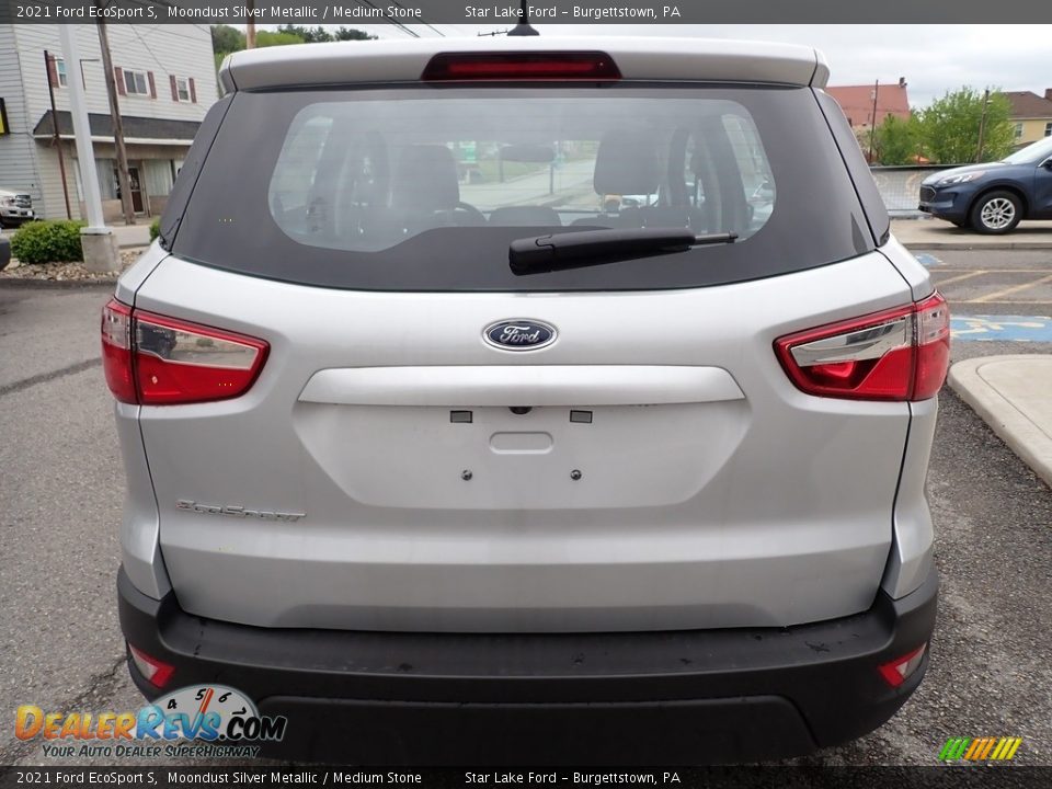 2021 Ford EcoSport S Moondust Silver Metallic / Medium Stone Photo #4