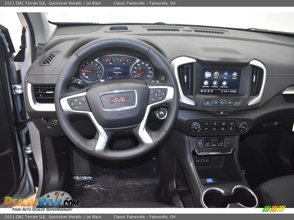 2021 GMC Terrain SLE Quicksilver Metallic / Jet Black Photo #11