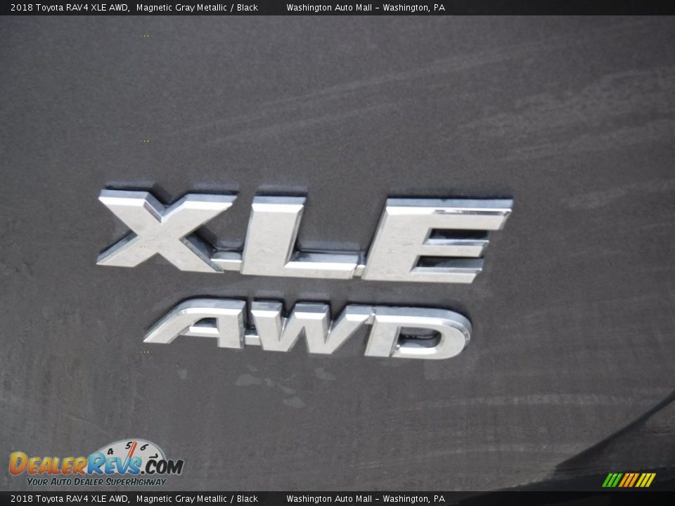 2018 Toyota RAV4 XLE AWD Magnetic Gray Metallic / Black Photo #15