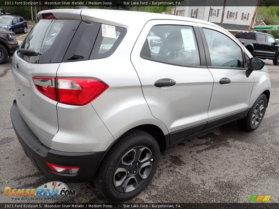 2021 Ford EcoSport S Moondust Silver Metallic / Medium Stone Photo #6