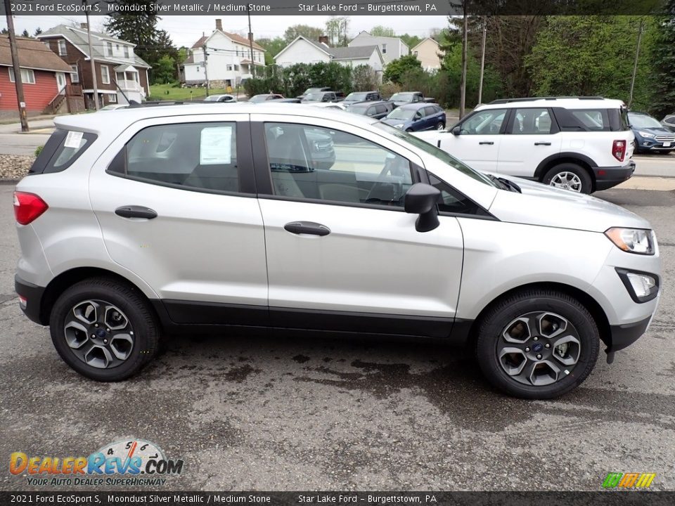 2021 Ford EcoSport S Moondust Silver Metallic / Medium Stone Photo #7