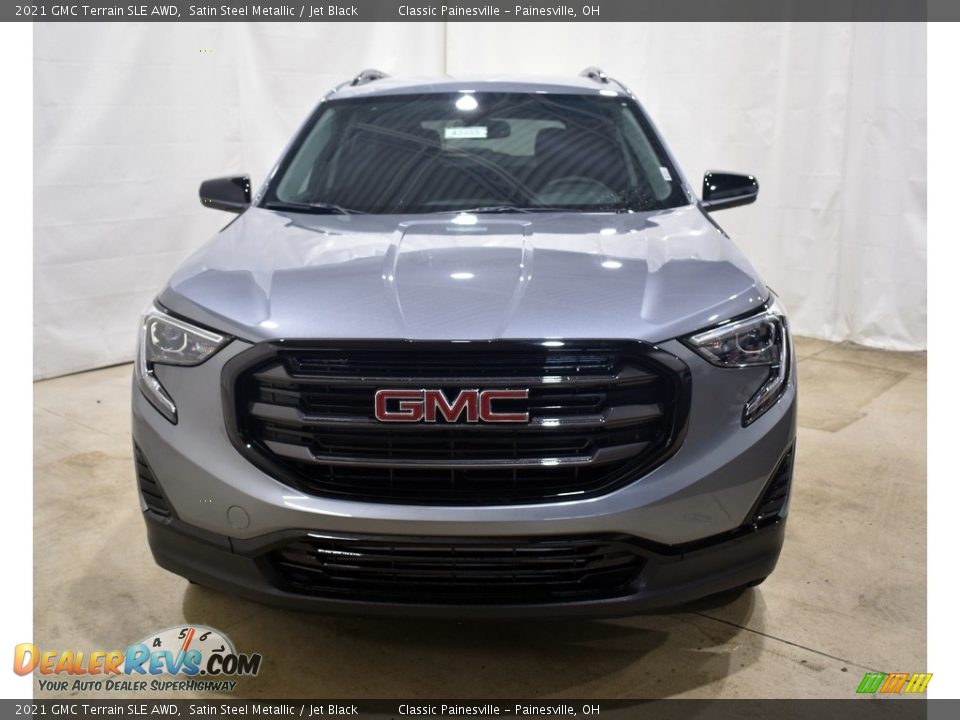 2021 GMC Terrain SLE AWD Satin Steel Metallic / Jet Black Photo #4