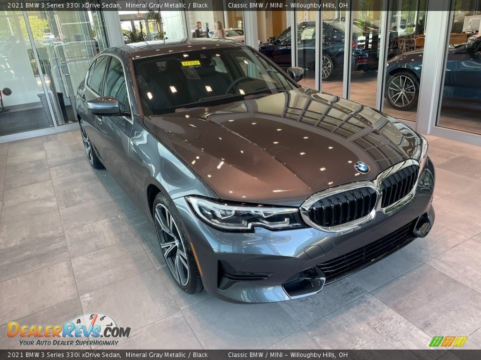 2021 BMW 3 Series 330i xDrive Sedan Mineral Gray Metallic / Black Photo #1