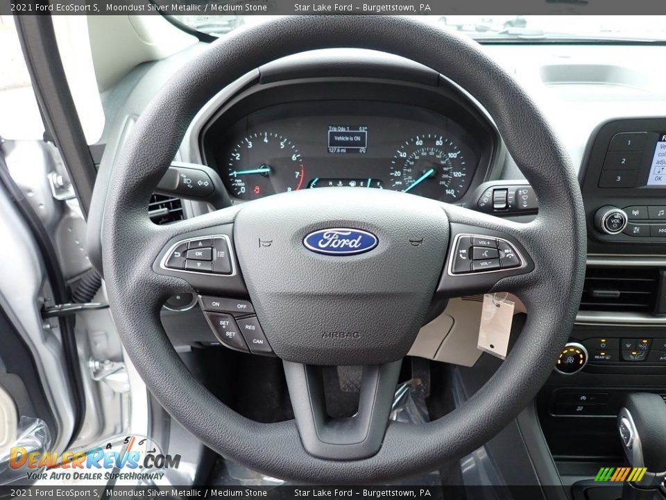 2021 Ford EcoSport S Moondust Silver Metallic / Medium Stone Photo #15