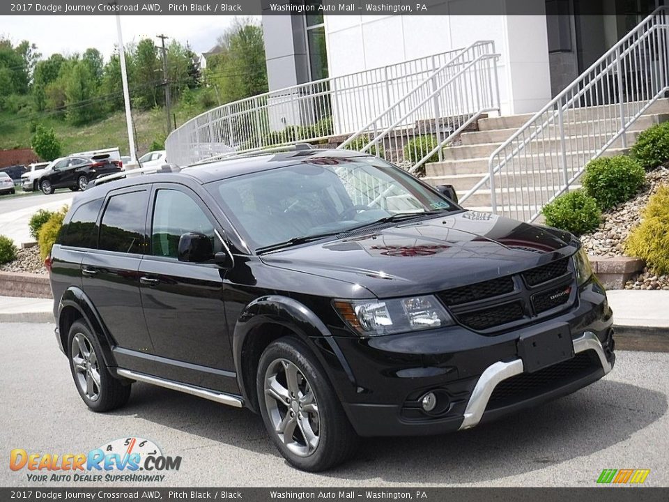 2017 Dodge Journey Crossroad AWD Pitch Black / Black Photo #1