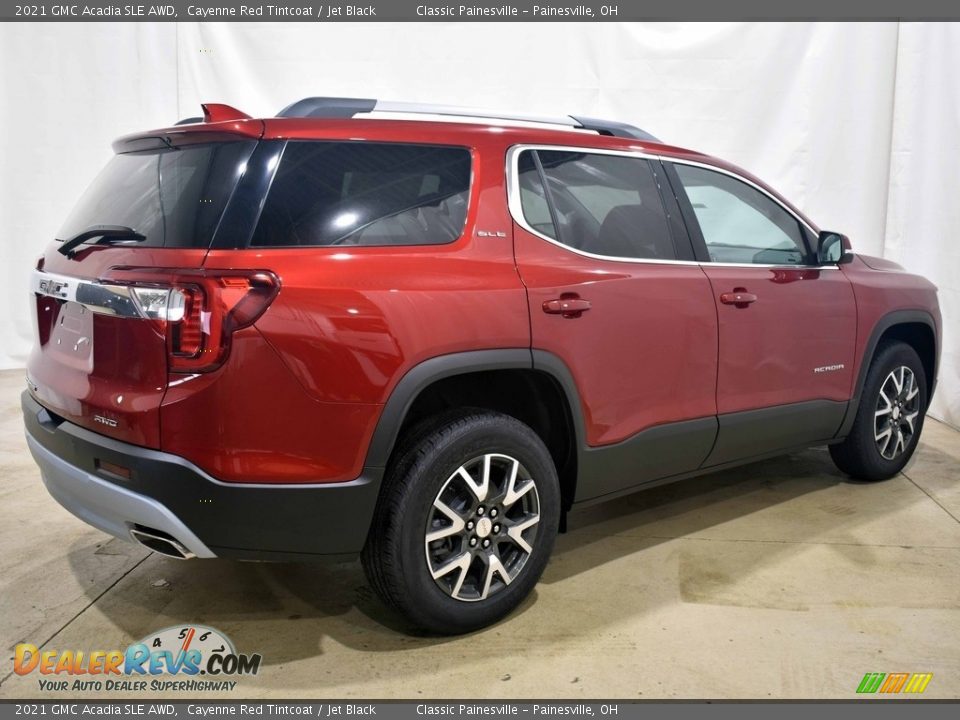 2021 GMC Acadia SLE AWD Cayenne Red Tintcoat / Jet Black Photo #2