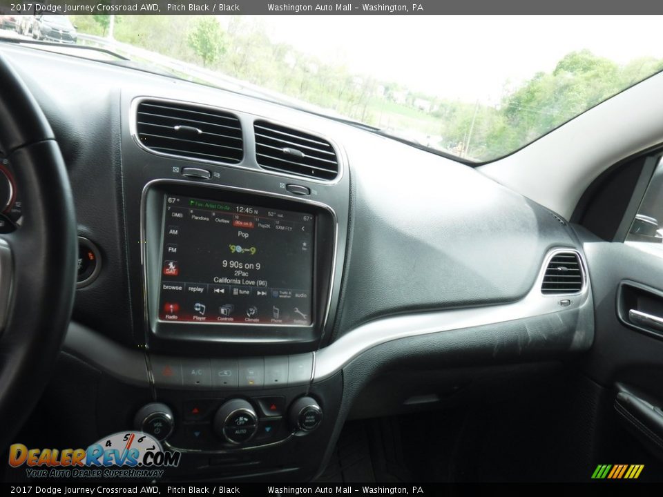 2017 Dodge Journey Crossroad AWD Pitch Black / Black Photo #3