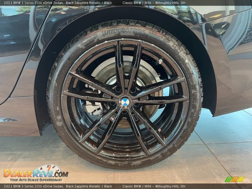 2021 BMW 3 Series 330i xDrive Sedan Black Sapphire Metallic / Black Photo #3
