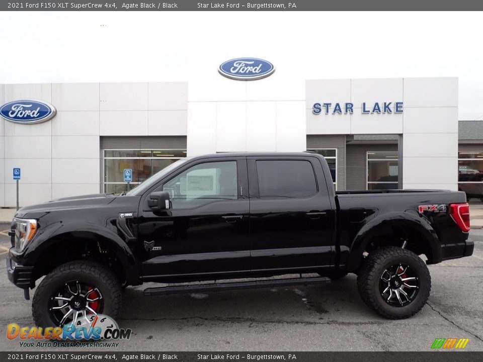 2021 Ford F150 XLT SuperCrew 4x4 Agate Black / Black Photo #1