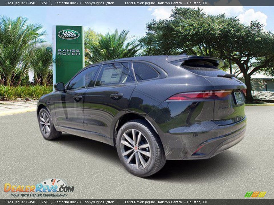 2021 Jaguar F-PACE P250 S Santorini Black / Ebony/Light Oyster Photo #10