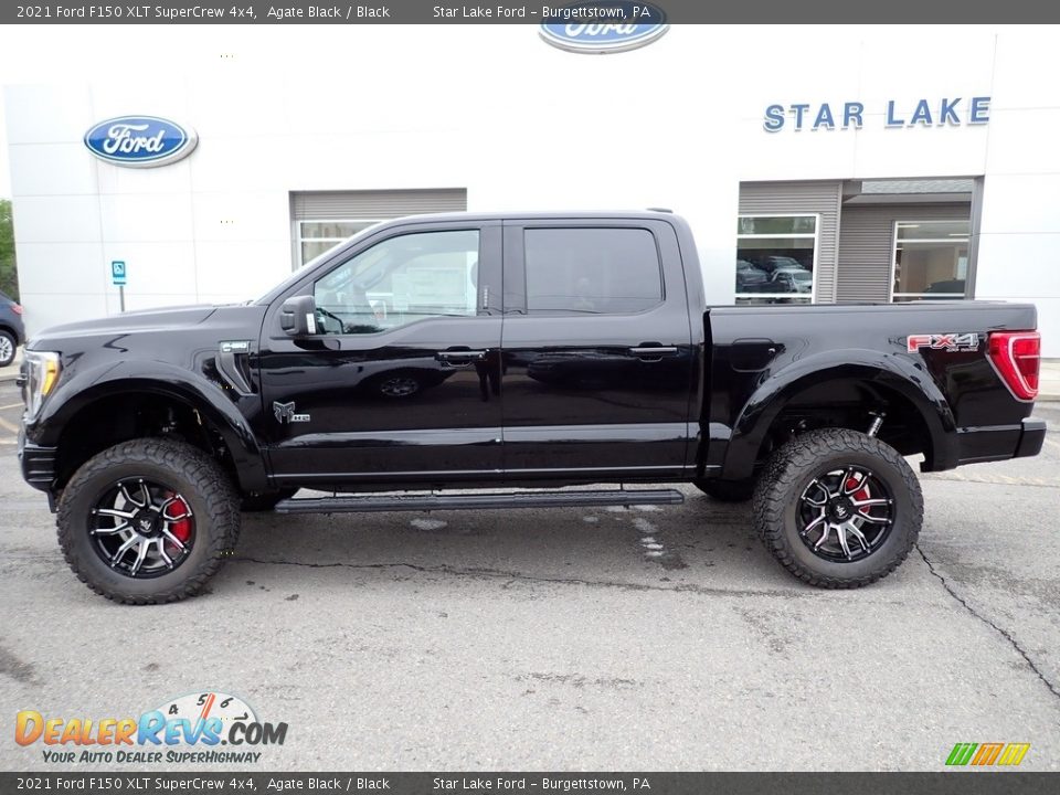 2021 Ford F150 XLT SuperCrew 4x4 Agate Black / Black Photo #2