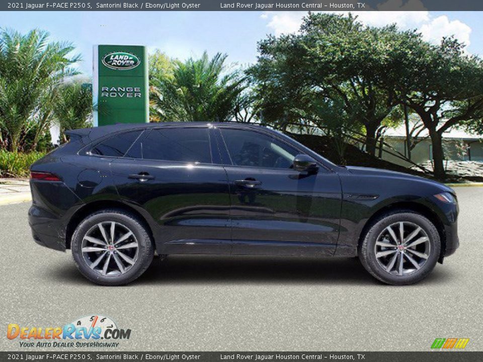 2021 Jaguar F-PACE P250 S Santorini Black / Ebony/Light Oyster Photo #11