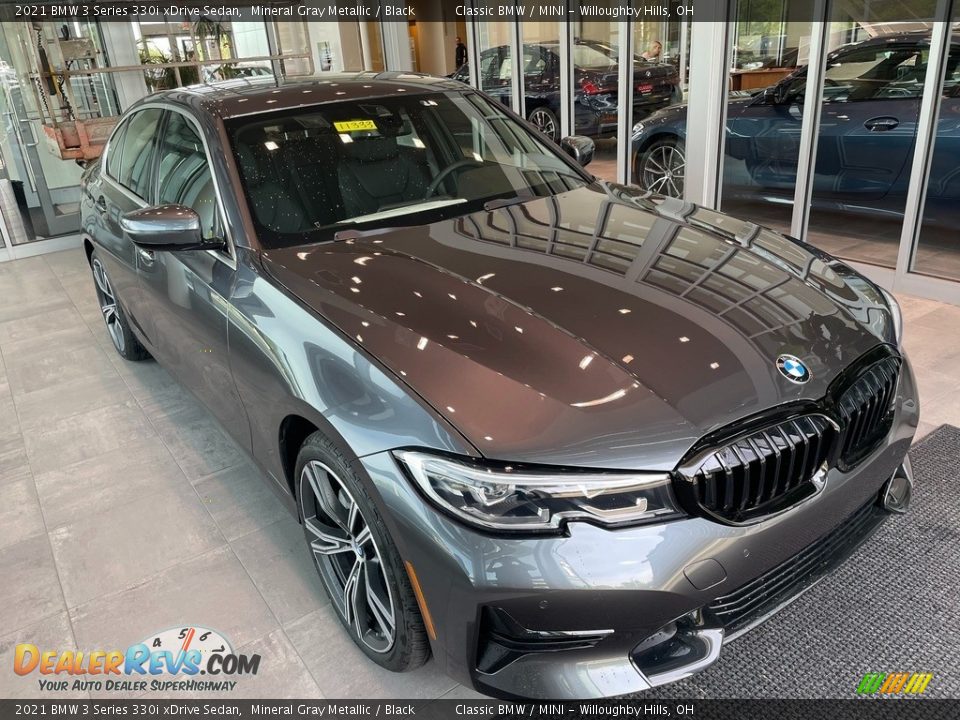 2021 BMW 3 Series 330i xDrive Sedan Mineral Gray Metallic / Black Photo #1