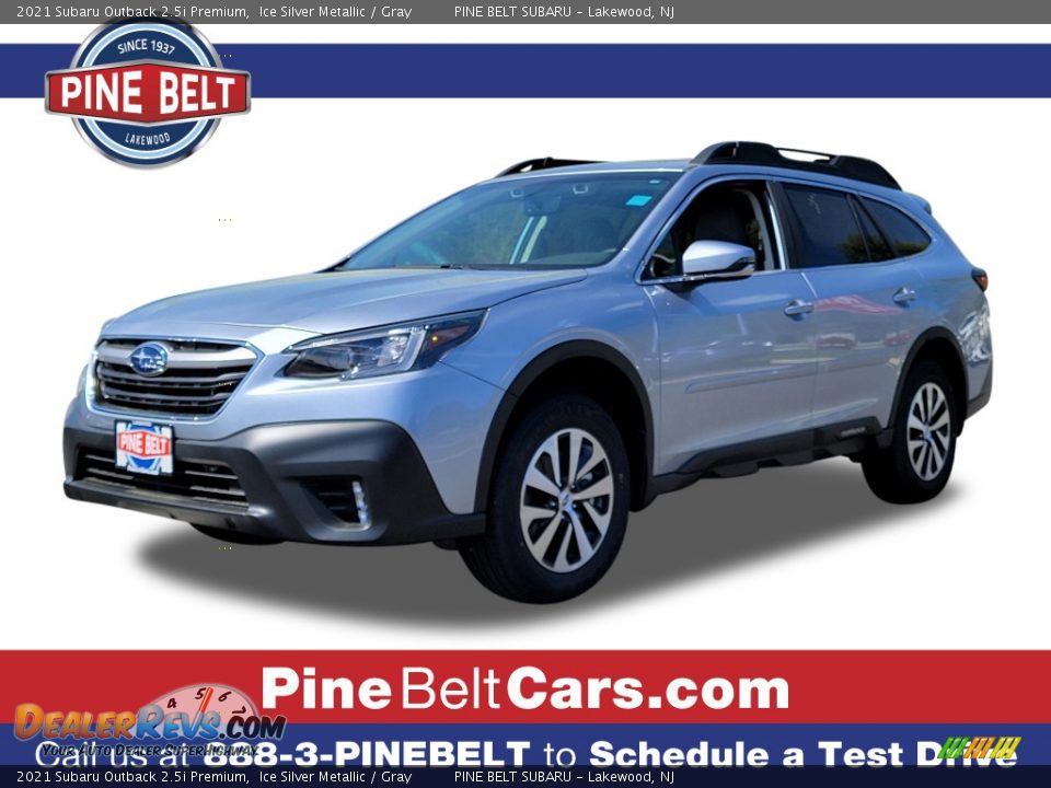 2021 Subaru Outback 2.5i Premium Ice Silver Metallic / Gray Photo #1