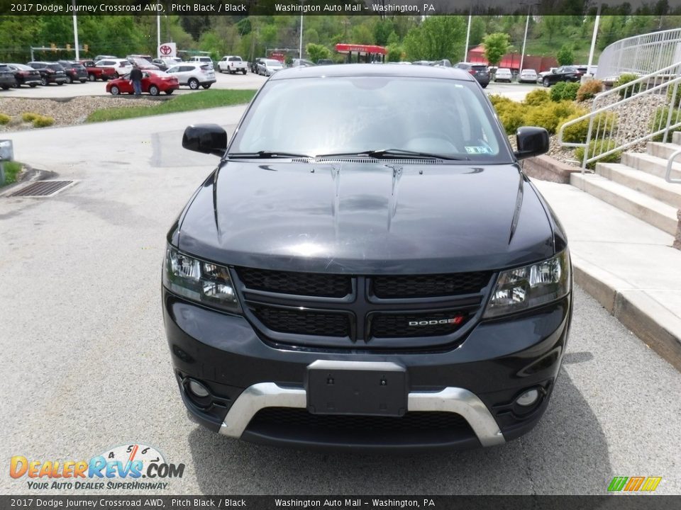 2017 Dodge Journey Crossroad AWD Pitch Black / Black Photo #9