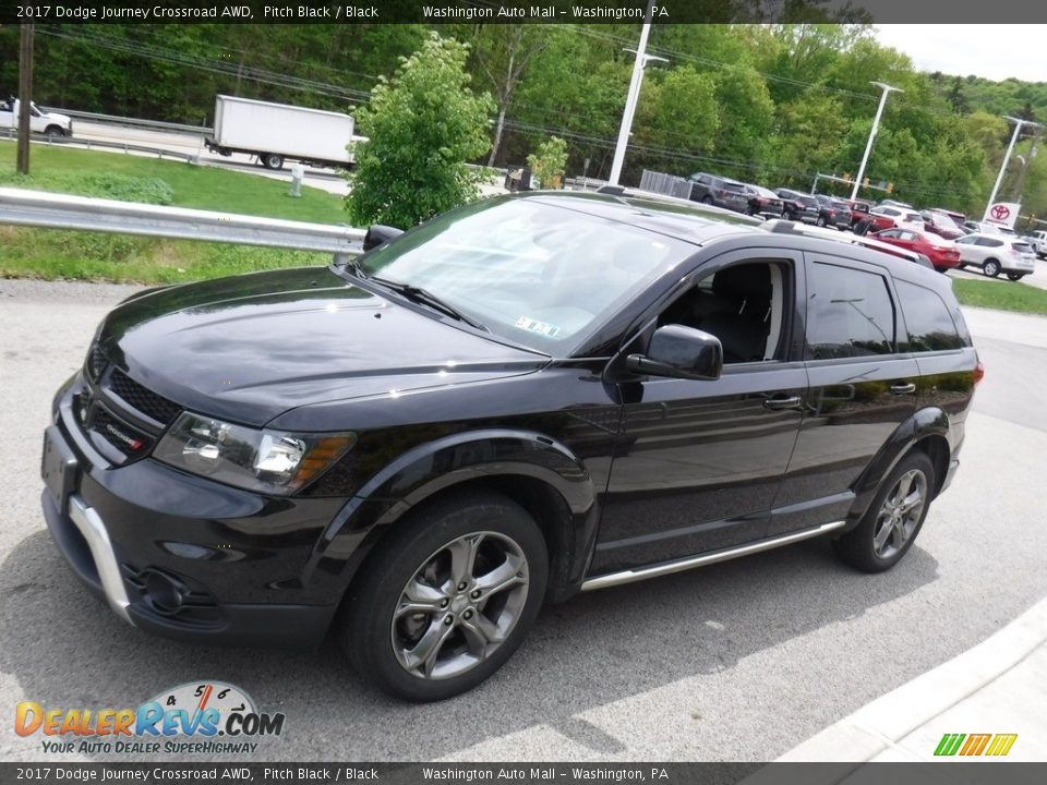 2017 Dodge Journey Crossroad AWD Pitch Black / Black Photo #10