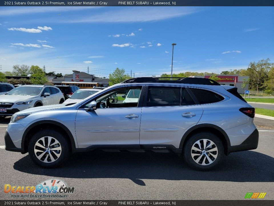 2021 Subaru Outback 2.5i Premium Ice Silver Metallic / Gray Photo #4