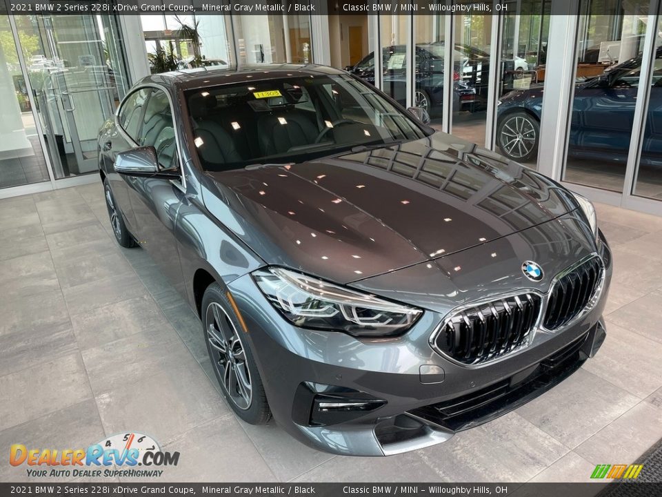 2021 BMW 2 Series 228i xDrive Grand Coupe Mineral Gray Metallic / Black Photo #1
