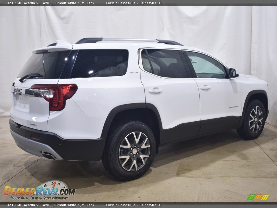 2021 GMC Acadia SLE AWD Summit White / Jet Black Photo #2