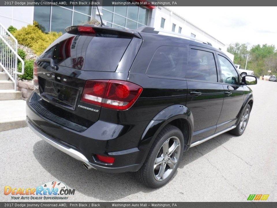 2017 Dodge Journey Crossroad AWD Pitch Black / Black Photo #14