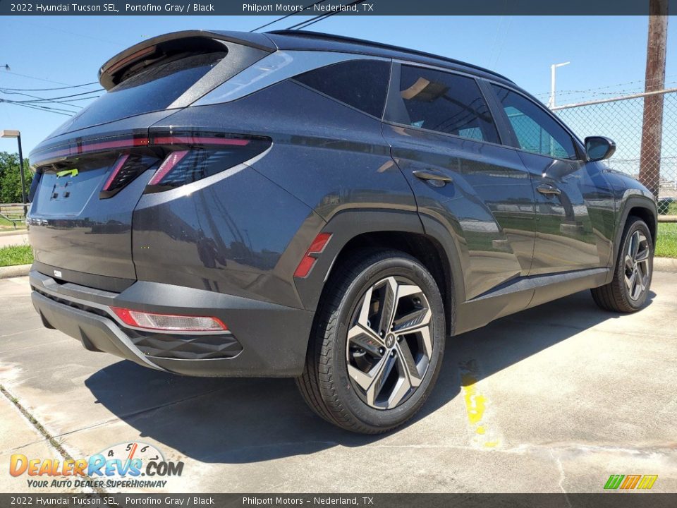 2022 Hyundai Tucson SEL Portofino Gray / Black Photo #3