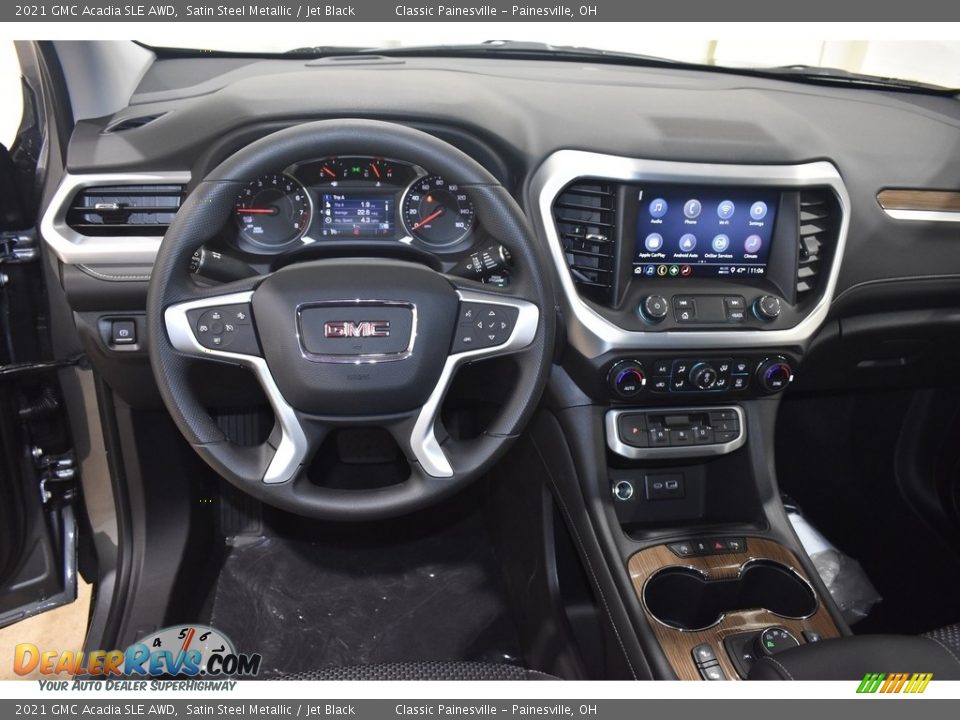 2021 GMC Acadia SLE AWD Satin Steel Metallic / Jet Black Photo #11