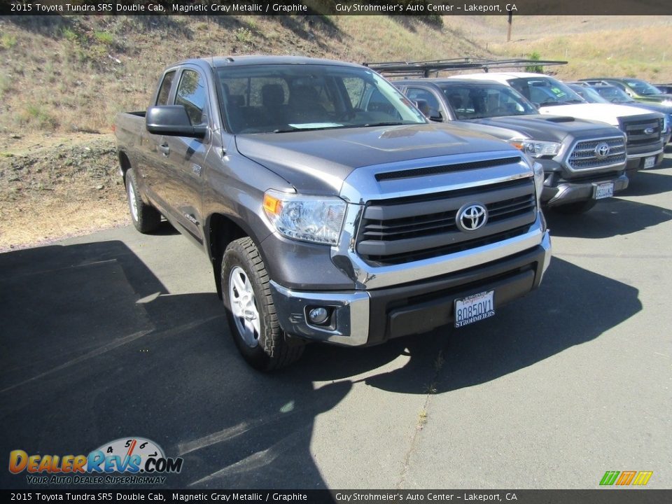 2015 Toyota Tundra SR5 Double Cab Magnetic Gray Metallic / Graphite Photo #1