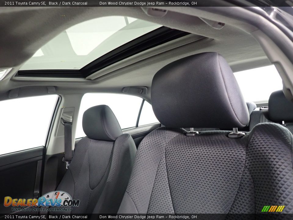 2011 Toyota Camry SE Black / Dark Charcoal Photo #2