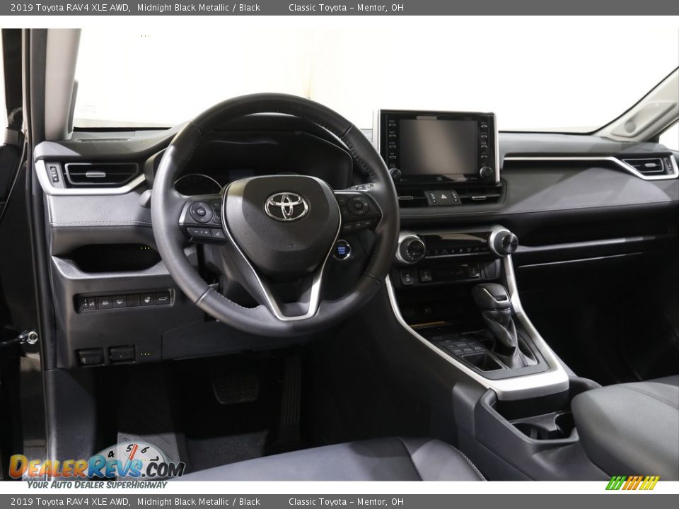 2019 Toyota RAV4 XLE AWD Midnight Black Metallic / Black Photo #6