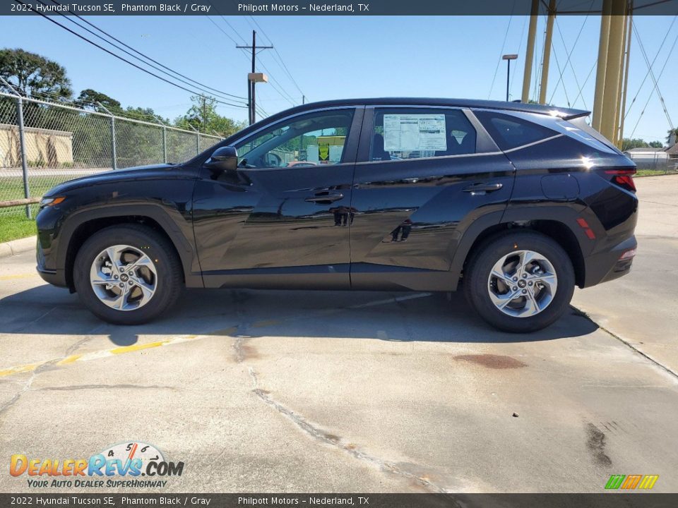 2022 Hyundai Tucson SE Phantom Black / Gray Photo #7