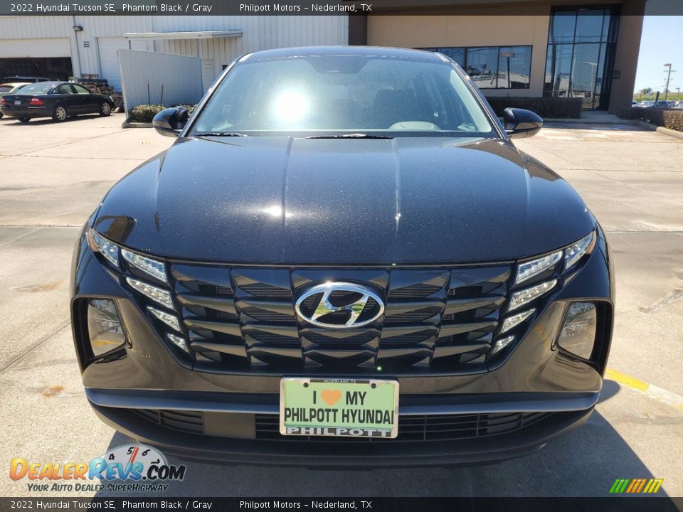 2022 Hyundai Tucson SE Phantom Black / Gray Photo #9