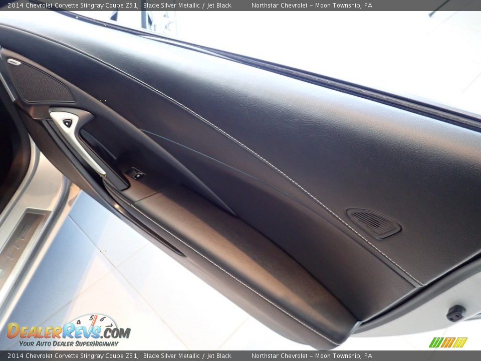 2014 Chevrolet Corvette Stingray Coupe Z51 Blade Silver Metallic / Jet Black Photo #19