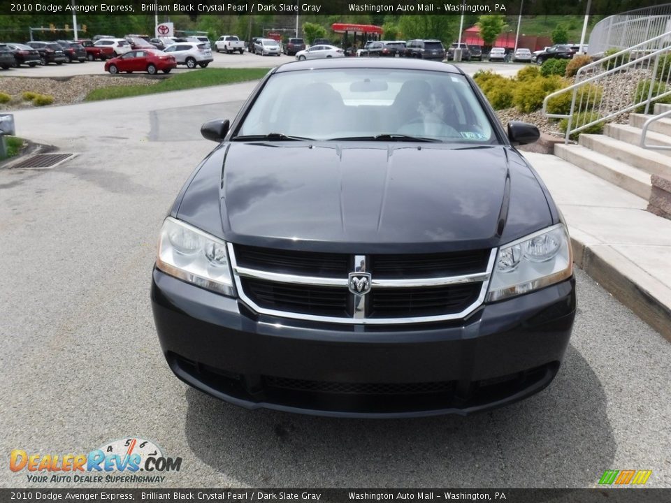 2010 Dodge Avenger Express Brilliant Black Crystal Pearl / Dark Slate Gray Photo #7