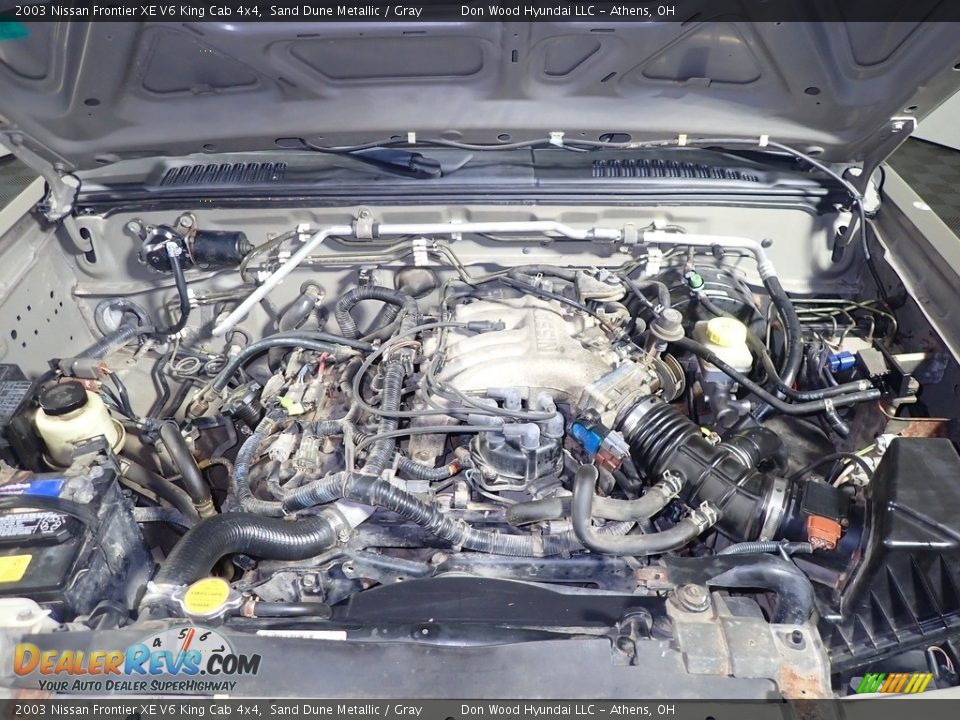 2003 Nissan Frontier XE V6 King Cab 4x4 3.3 Liter SOHC 12-Valve V6 Engine Photo #5
