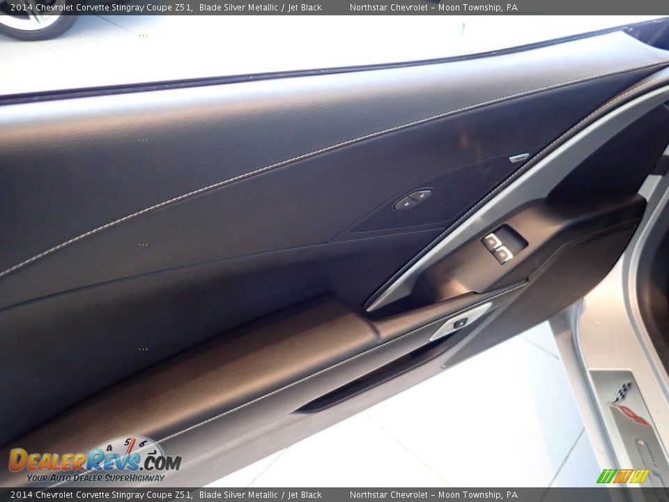 2014 Chevrolet Corvette Stingray Coupe Z51 Blade Silver Metallic / Jet Black Photo #23
