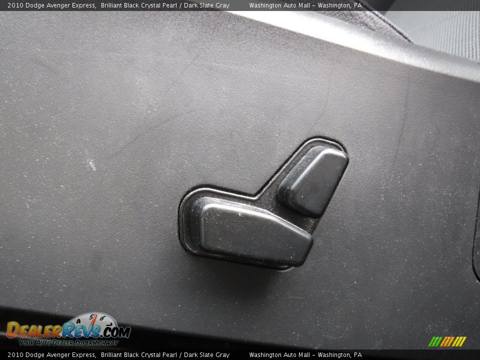 2010 Dodge Avenger Express Brilliant Black Crystal Pearl / Dark Slate Gray Photo #16