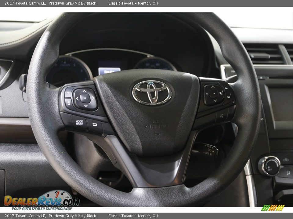 2017 Toyota Camry LE Predawn Gray Mica / Black Photo #7