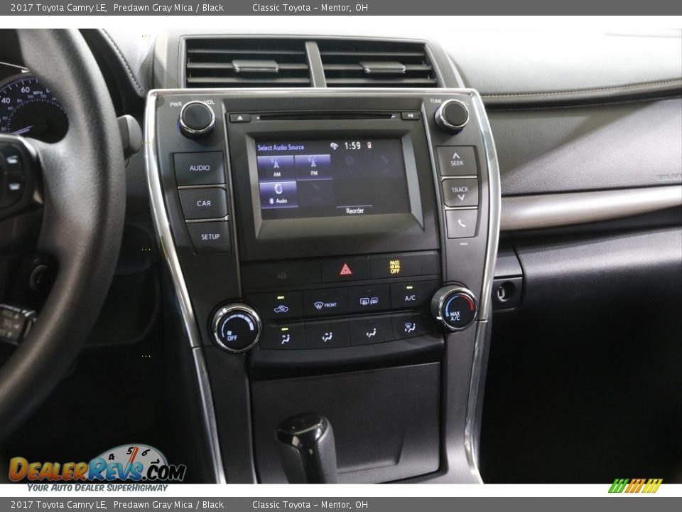 2017 Toyota Camry LE Predawn Gray Mica / Black Photo #9