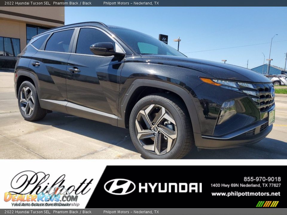 2022 Hyundai Tucson SEL Phantom Black / Black Photo #1