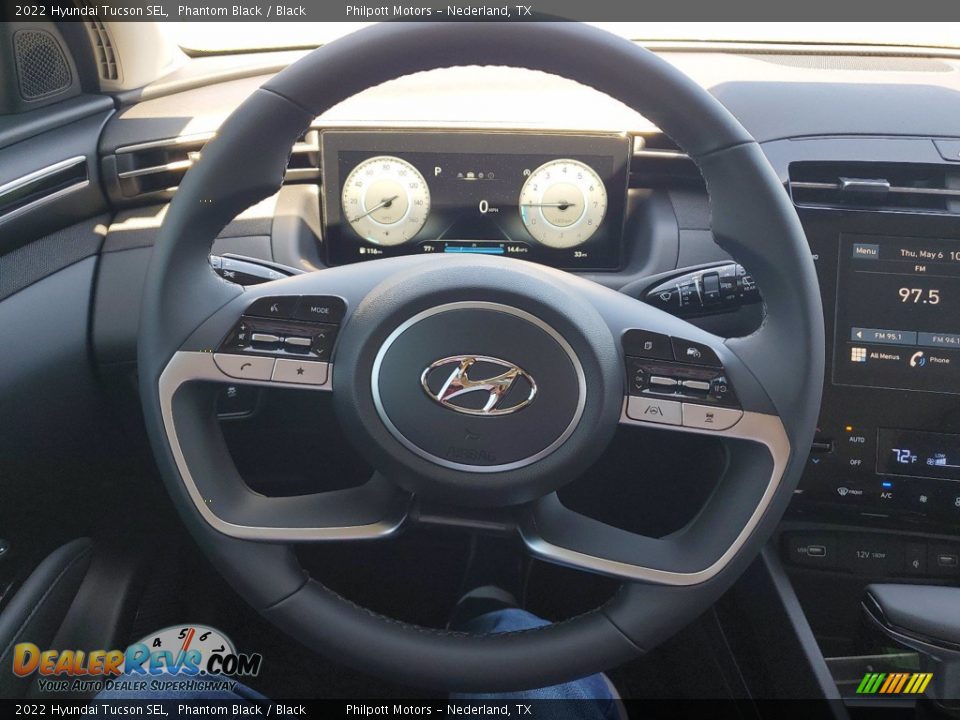 2022 Hyundai Tucson SEL Phantom Black / Black Photo #15