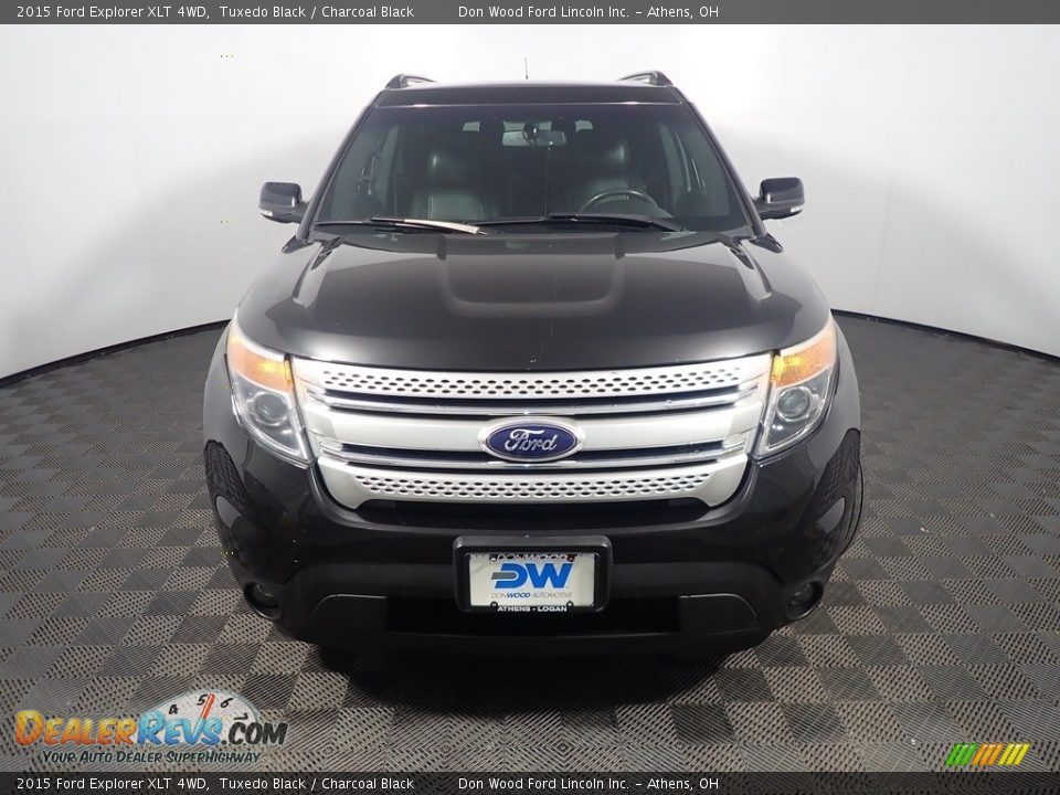 2015 Ford Explorer XLT 4WD Tuxedo Black / Charcoal Black Photo #6