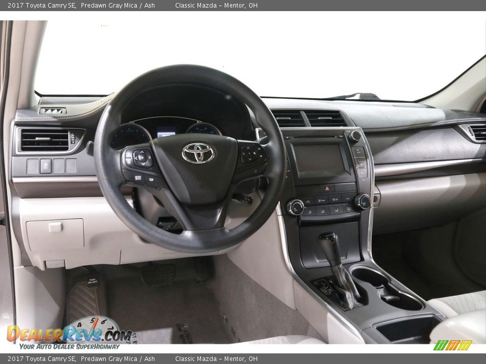 2017 Toyota Camry SE Predawn Gray Mica / Ash Photo #6