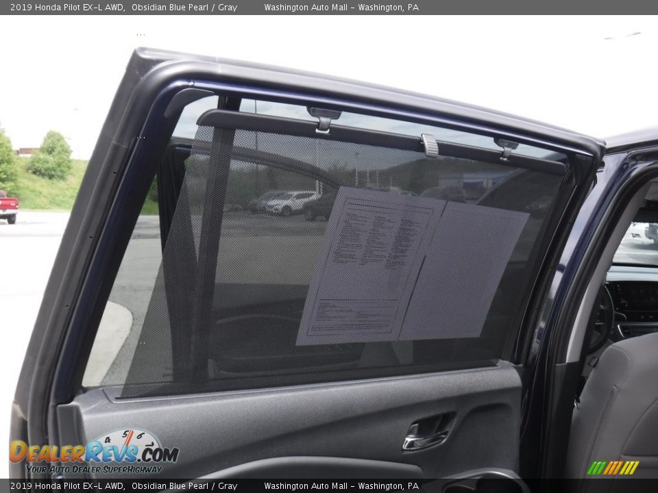 2019 Honda Pilot EX-L AWD Obsidian Blue Pearl / Gray Photo #31