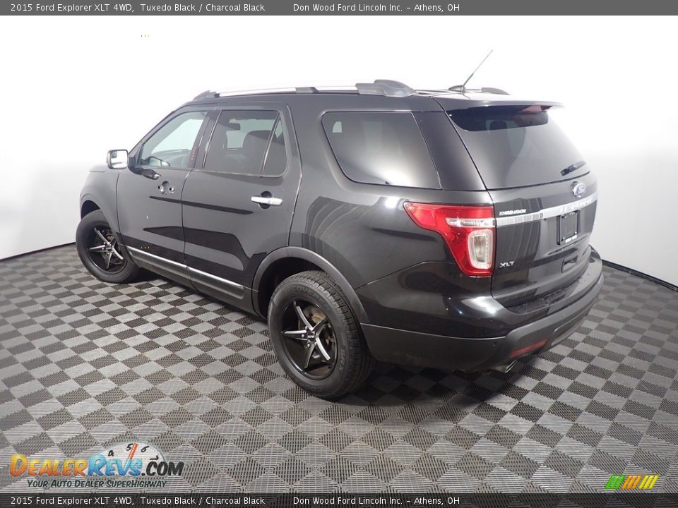 2015 Ford Explorer XLT 4WD Tuxedo Black / Charcoal Black Photo #13