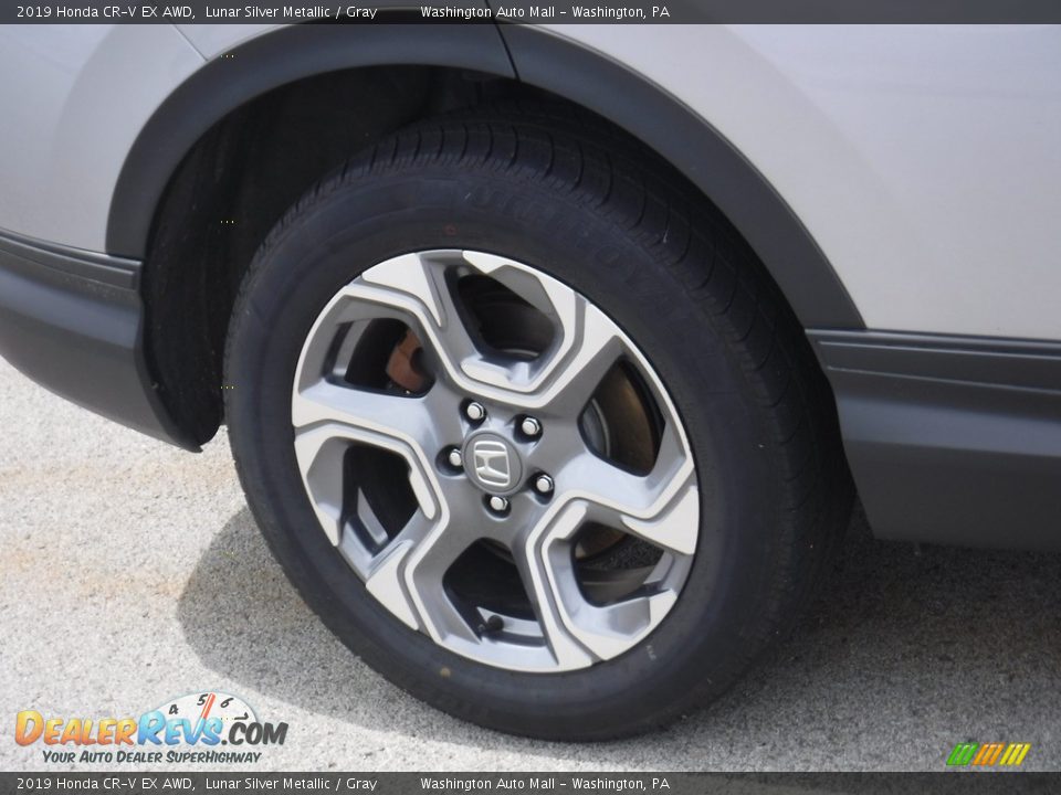 2019 Honda CR-V EX AWD Lunar Silver Metallic / Gray Photo #4