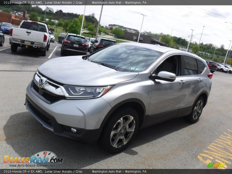 2019 Honda CR-V EX AWD Lunar Silver Metallic / Gray Photo #6