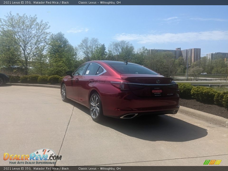 2021 Lexus ES 350 Matador Red Mica / Black Photo #4