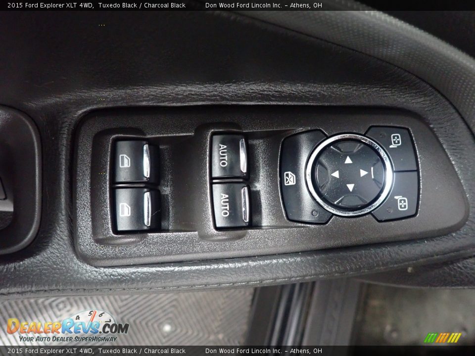 2015 Ford Explorer XLT 4WD Tuxedo Black / Charcoal Black Photo #23